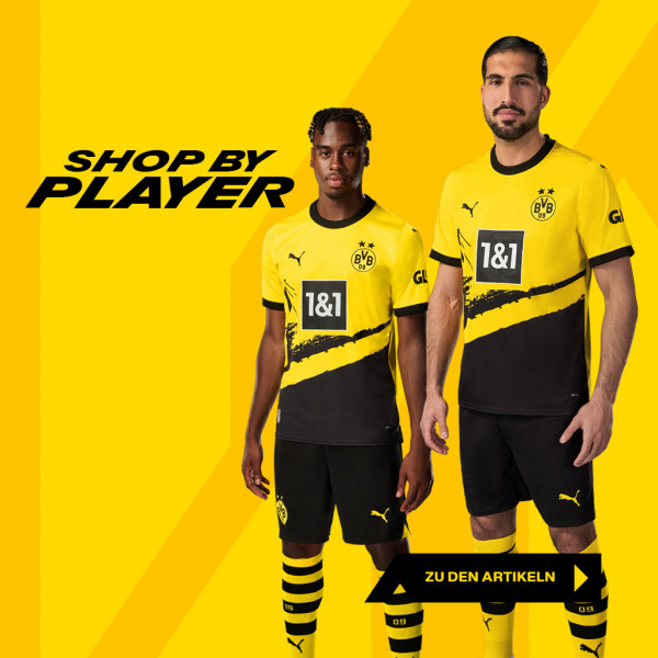 BVB Jersey Store – Official Onlineshop-Startseite-Teaser – Borussia Dortmund Authentic Merchandise Jerseys and Fan Gear